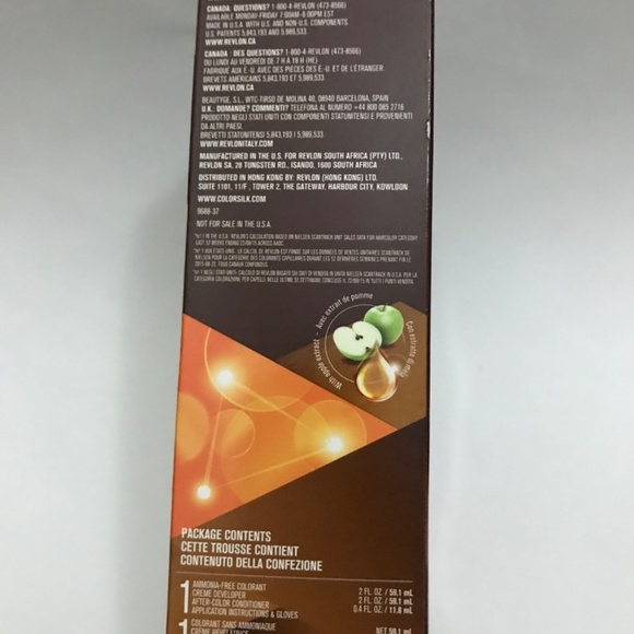 Revlon ColorSilk 3D Dark Golden Brown Color #37 - Picture 2 of 9